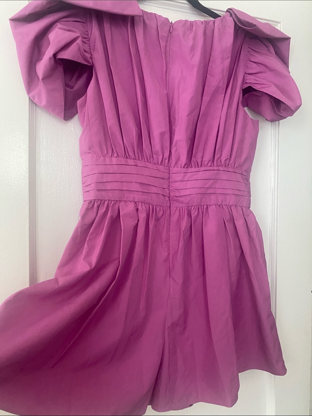 Express Girls' Magenta Puff-Sleeve Party Dress - Picture 5 of 16